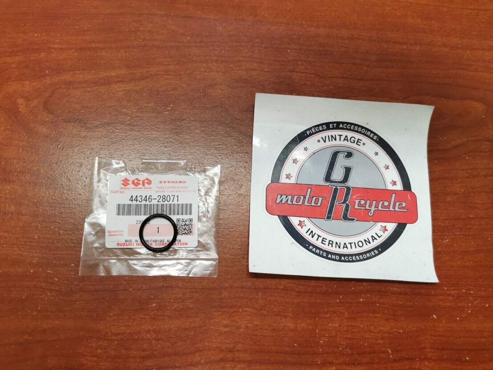 NOS SUZUKI O-RING 44346-28071 SUB. 44346-28070 S30
