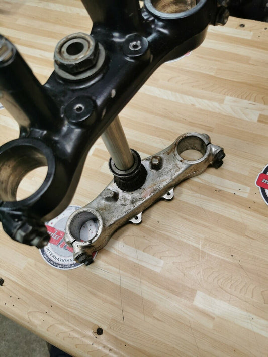 Honda XR350R 1983 steering stem triple clamp tree 1984 53200-KF0-000 2