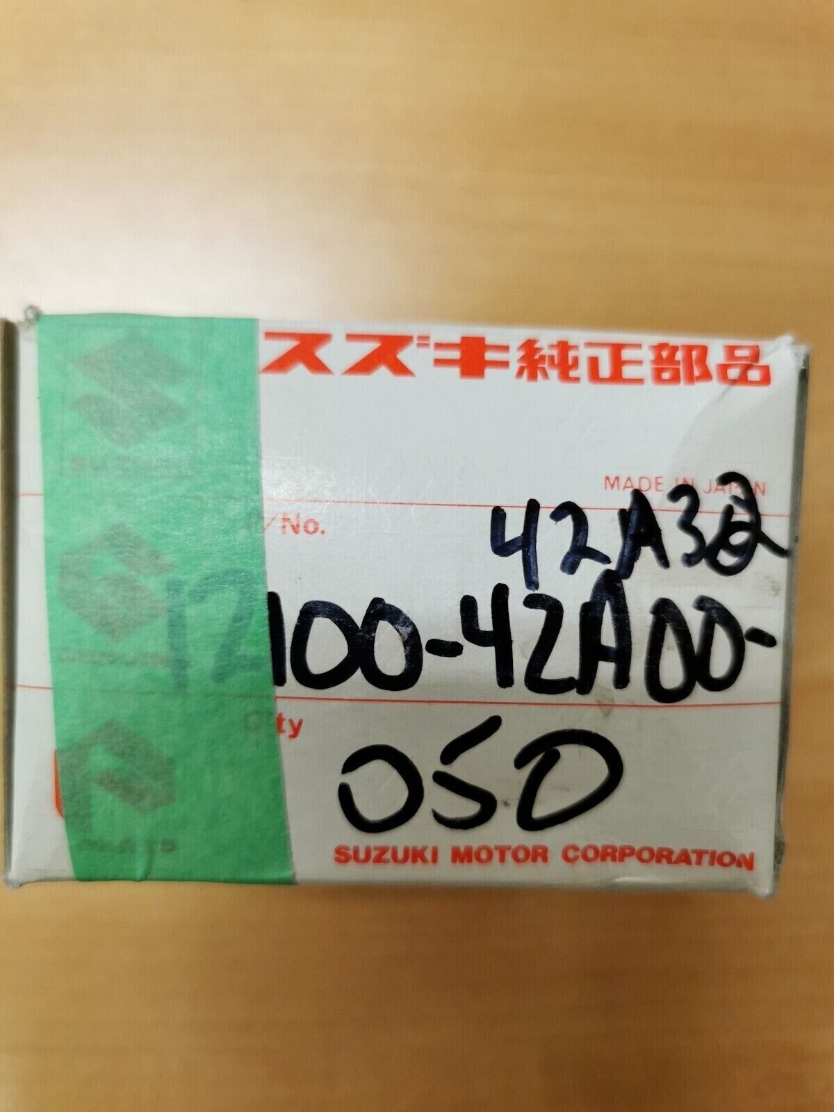 NOS SUZUKI DR200 SP200 PISTON 12111-42A02-050 S4