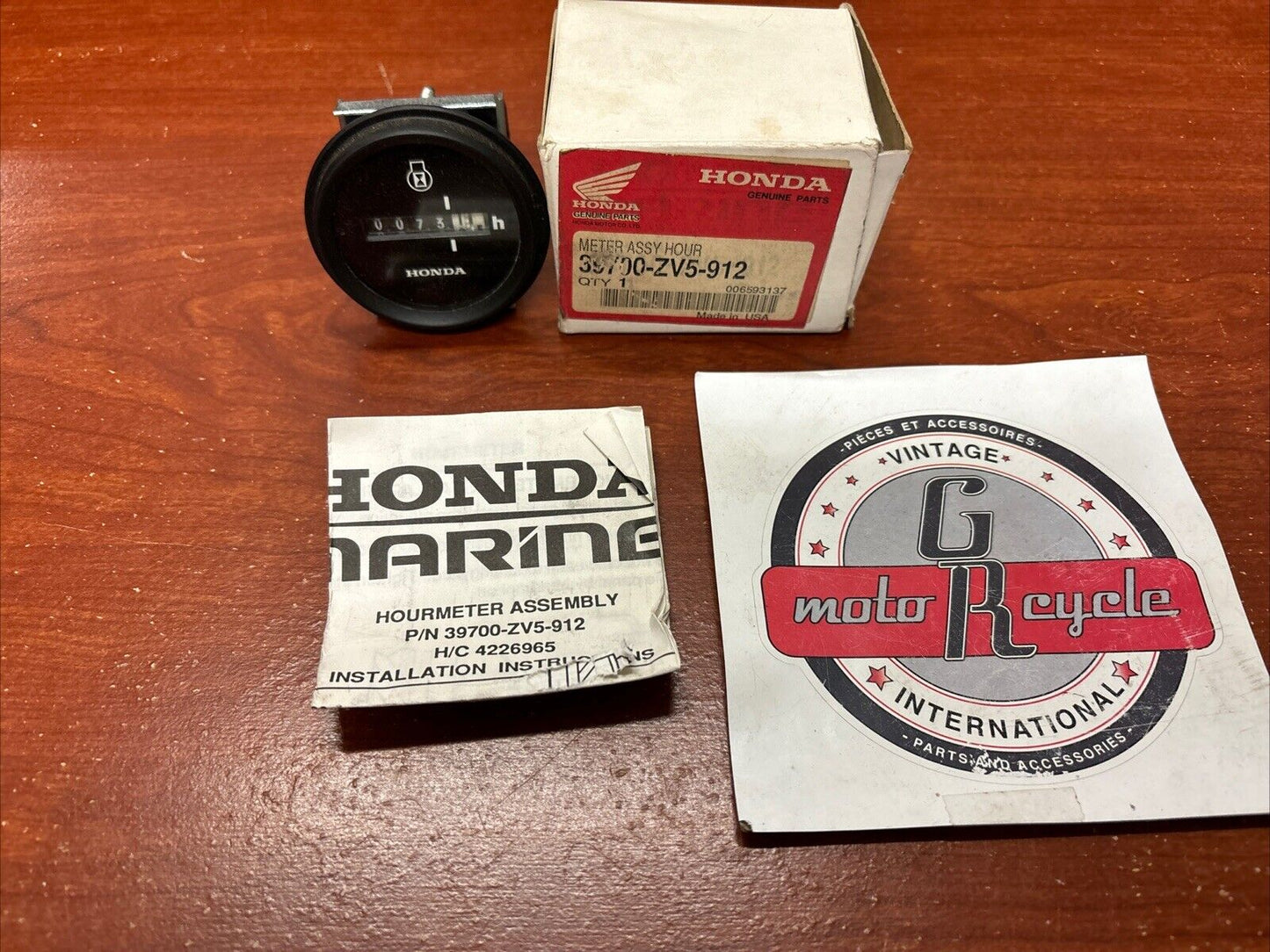 Honda 25HP 30HP HOUR METER 39700-ZV5-912 SUB 39700-ZV5-800AH H173