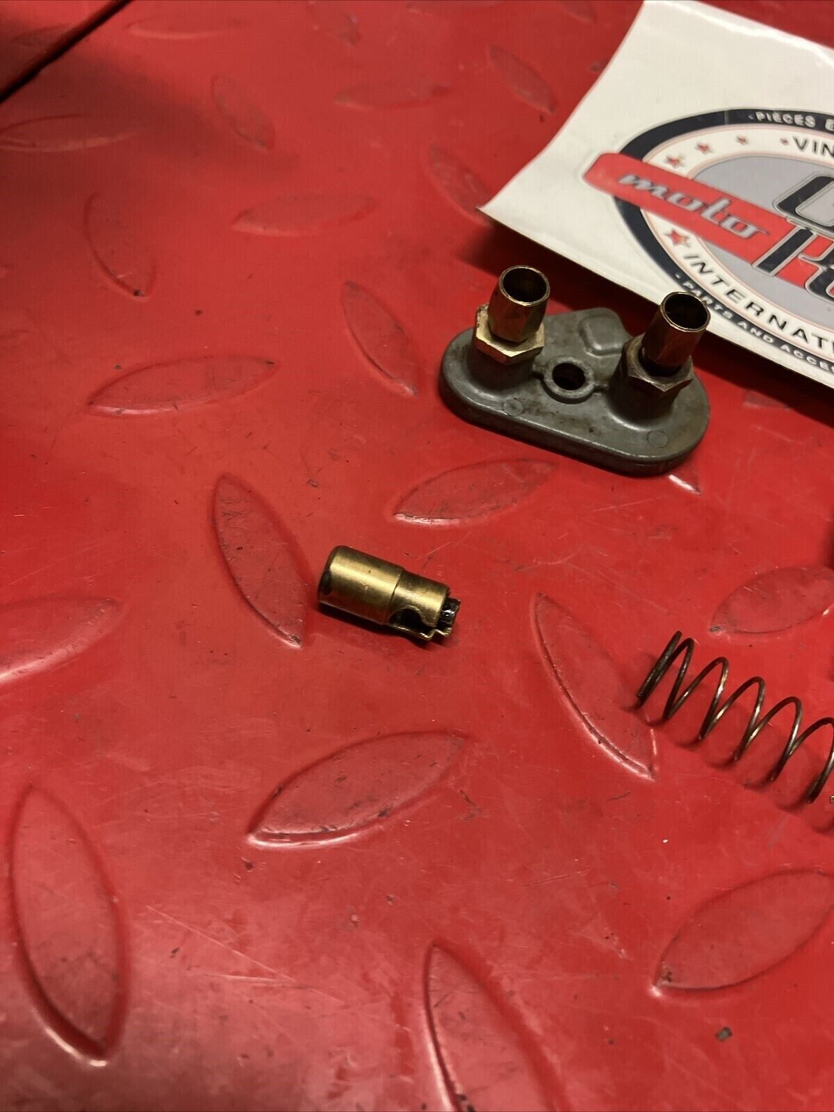 Yamaha MJ50 1982 Towny Carburetor throttle valve spring cap cover piston needle