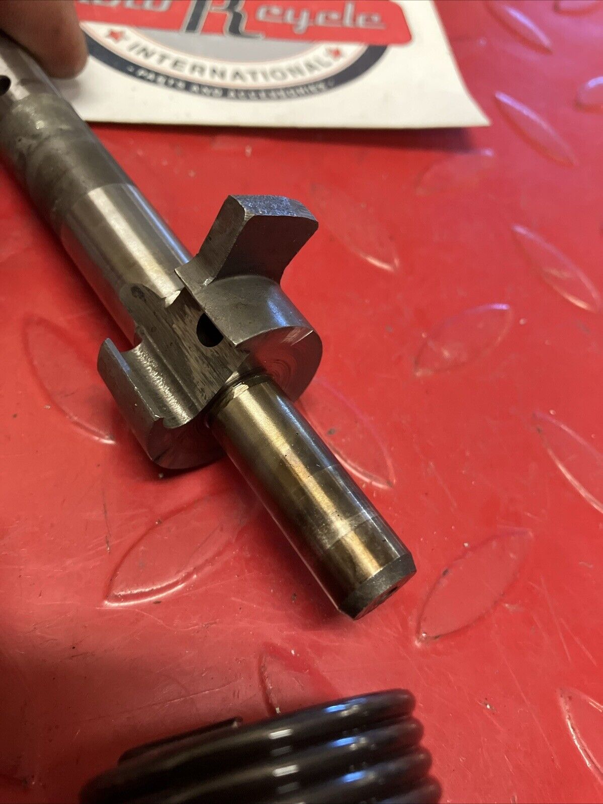 Suzuki RV90 1975 kickstarter kick starter shaft spindle gear