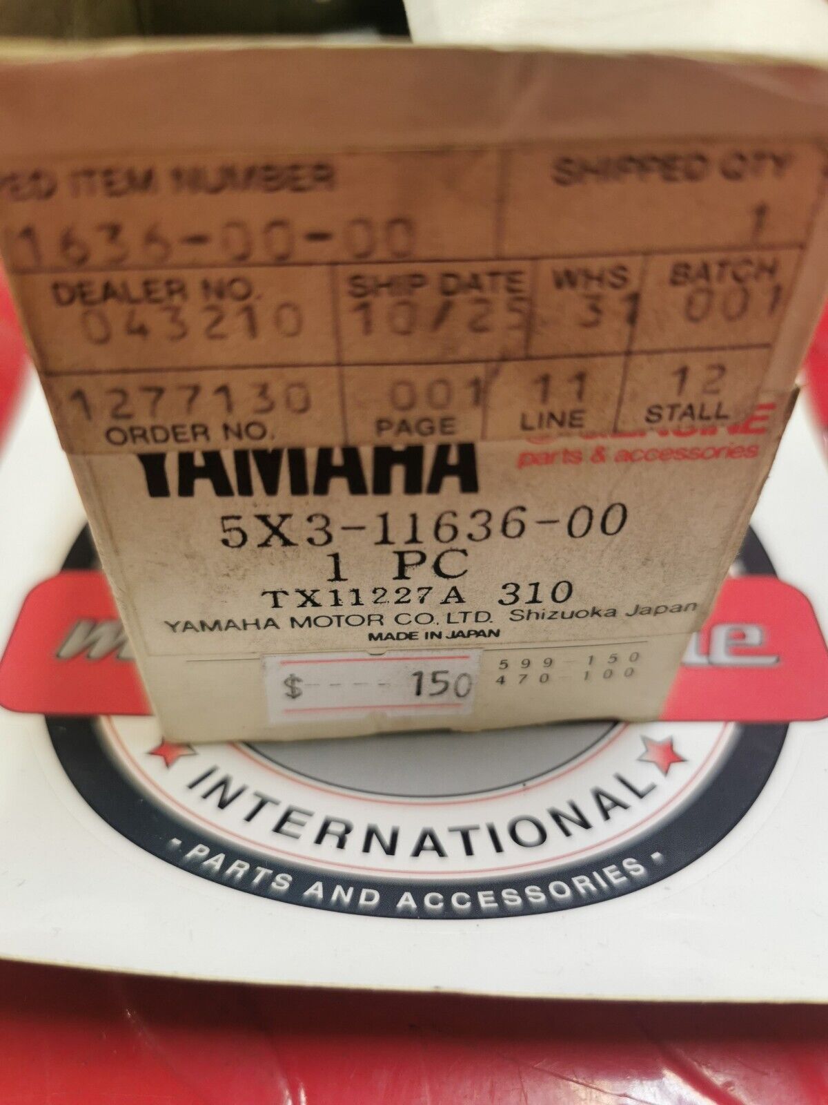 NOS Yamaha YZ100 PISTON .50 OVER OEM NOS 5X3-11636-00-00 Y17