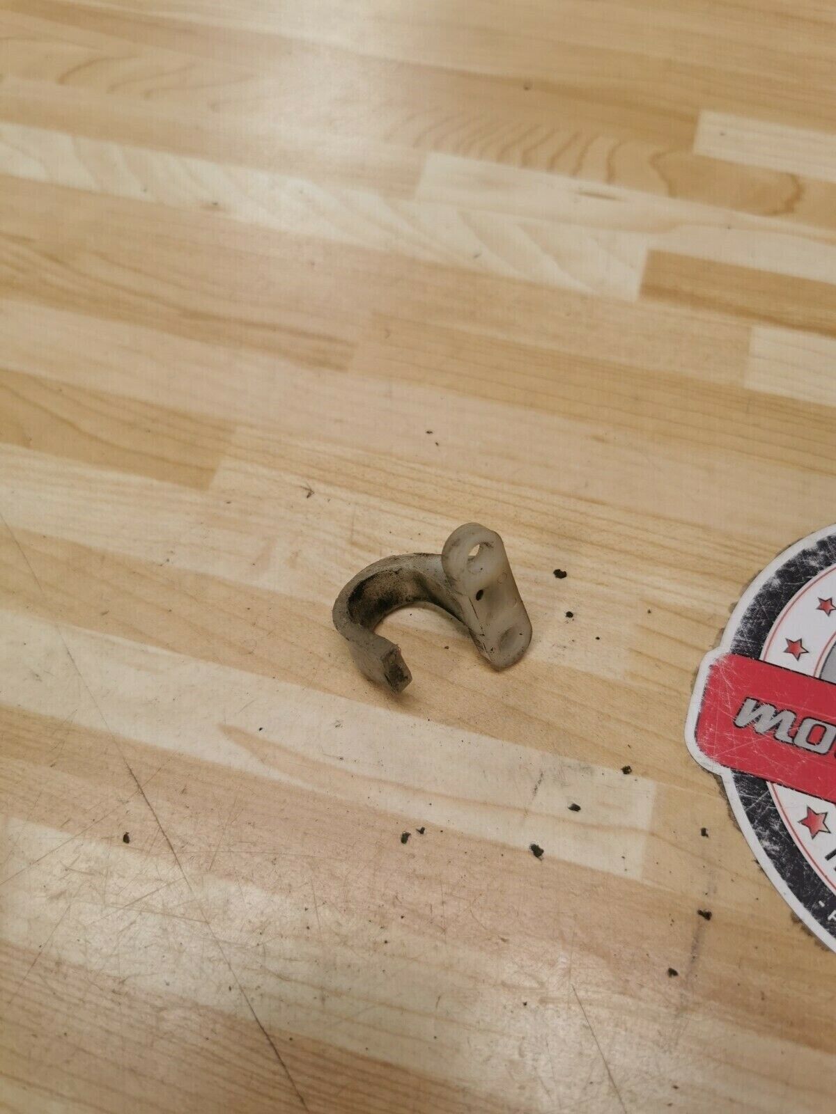 Yamaha YZ250 1988 rear brake hose guide clamp holder