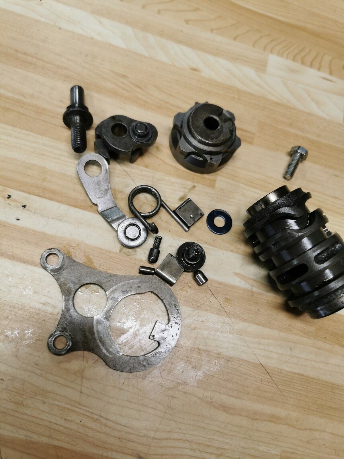 Honda CR80R 1984 transmission gearshift gear shift drum cam stopper arm
