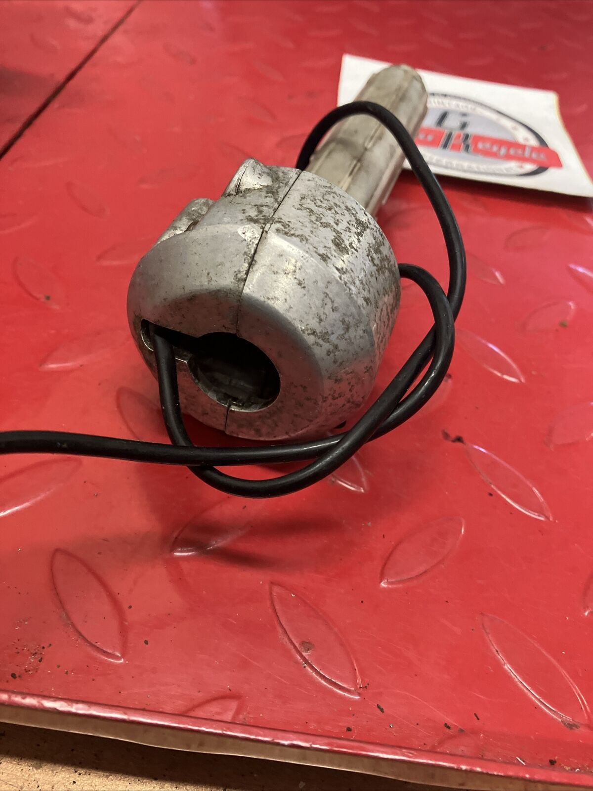 Suzuki RV90 1975 Thottle tube housing killswitch kill stop switch