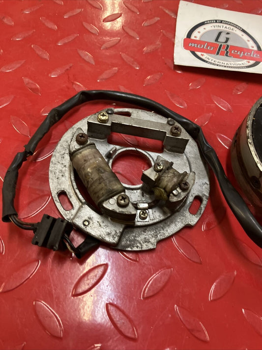 Yamaha YZ400 1977 stator magneto flywheel rotor alternator generator