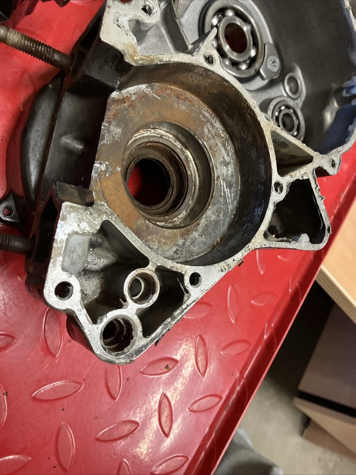 Yamaha YZ125 1983 Crankcase set left right crank case 1984