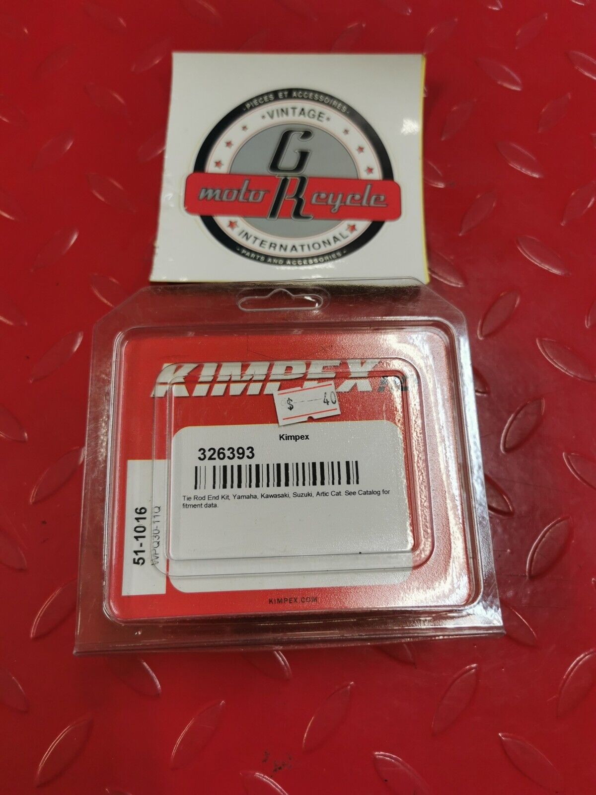 NOS KIMPEX YFB250 YFM125 Tie Rod End Kit 326393 51-1016 J4