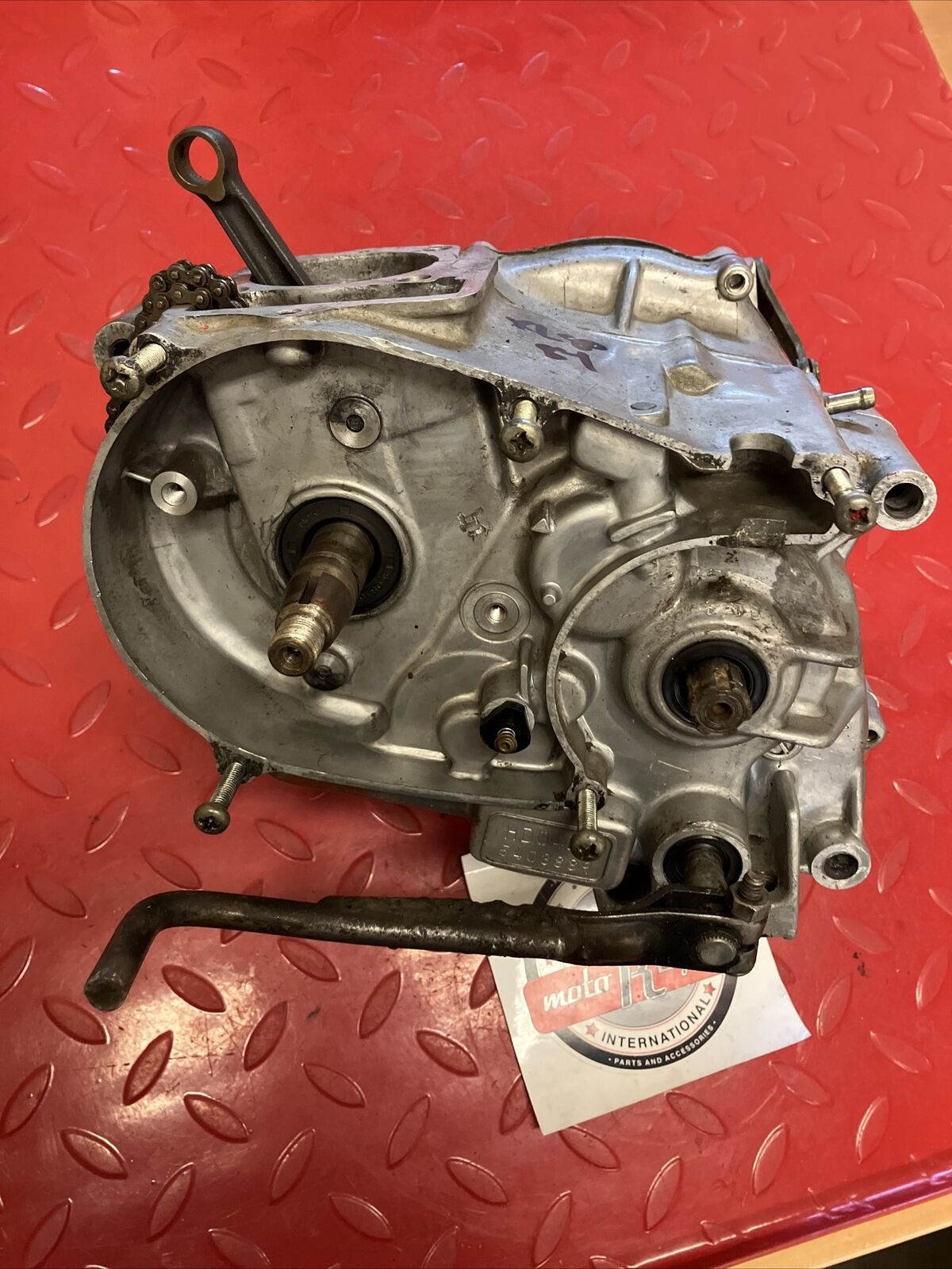 Honda XL80S 1984 engine motor bottom end crankcase crankshaft transmission XR80