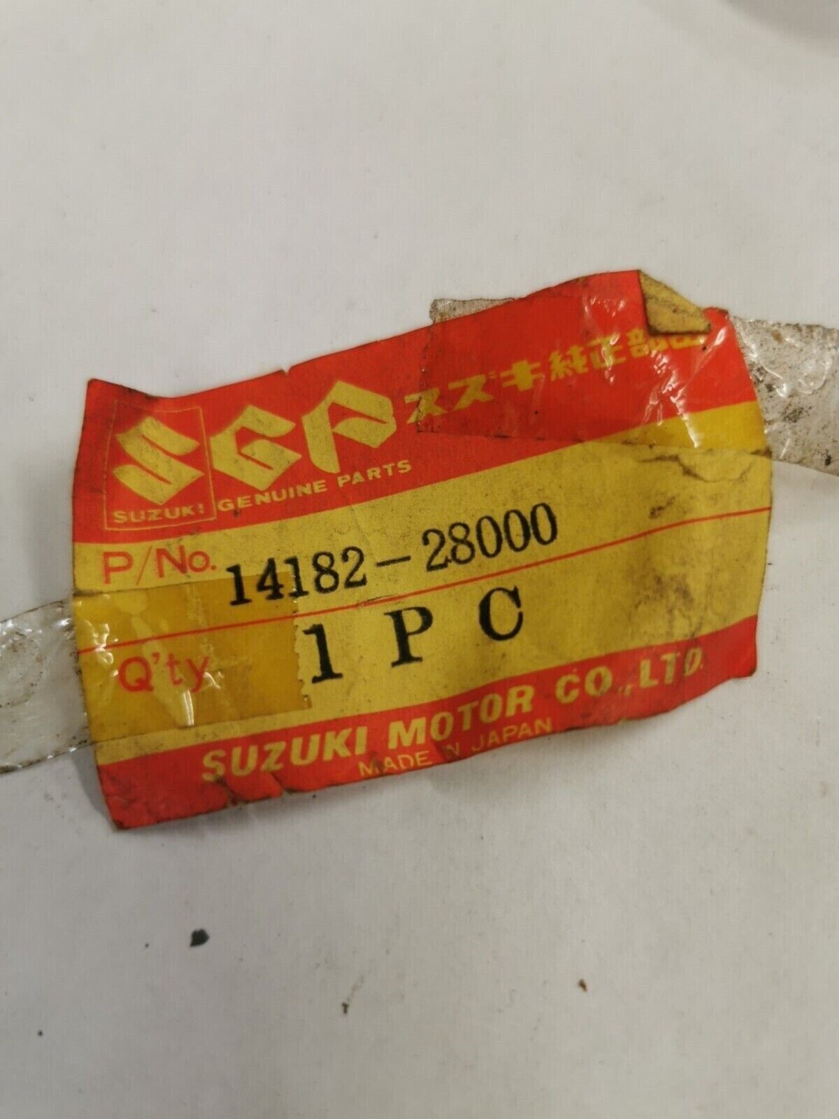 NOS SUZUKI TC125 TS185 RM100 RM125 EXHAUST PIPE CLAMP 14182-28000 S24