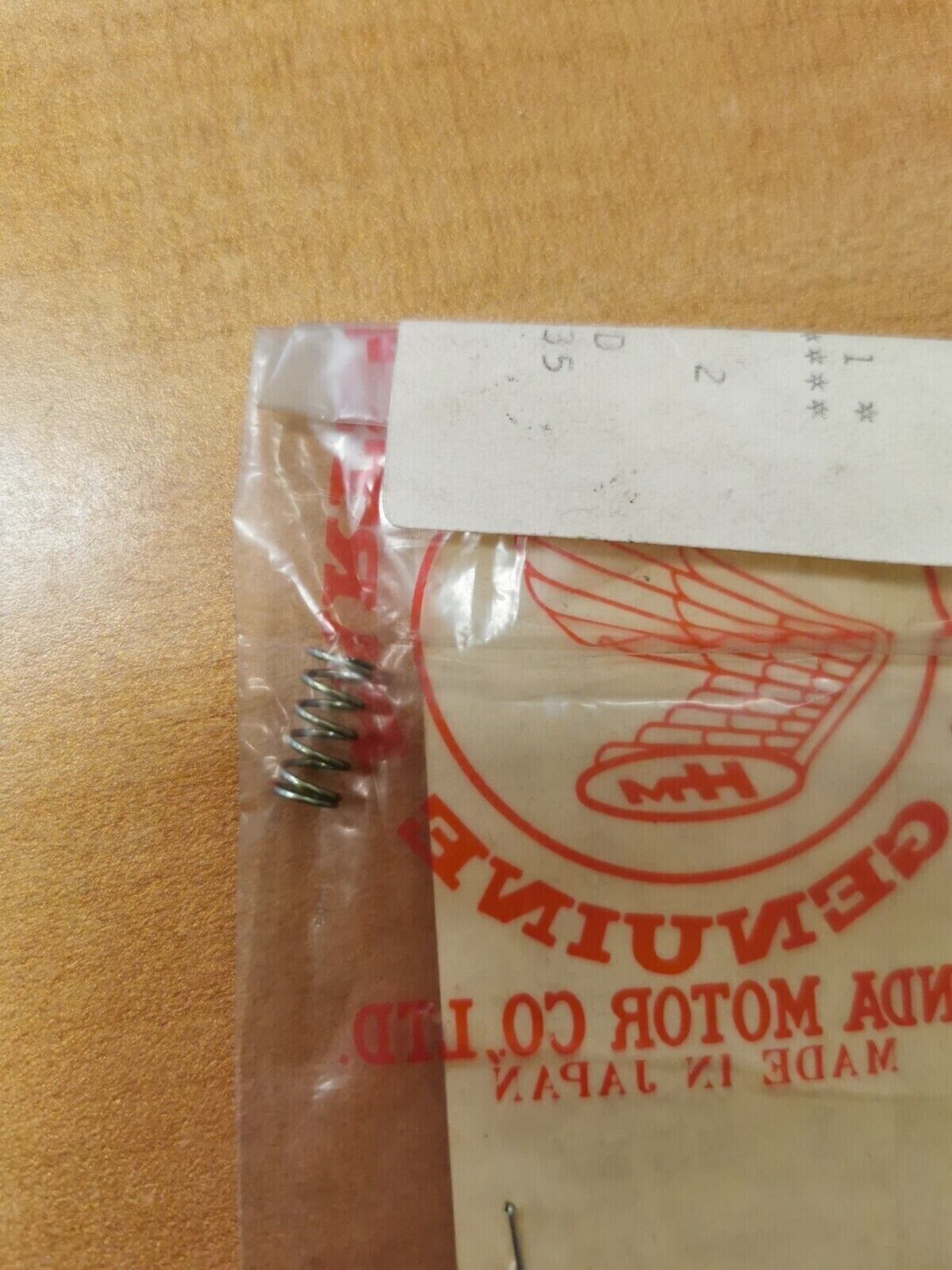 NOS Honda Z50AK3 Z50AK4 C70K1 SPRING, AIR SCREW 16181-250-004 H27