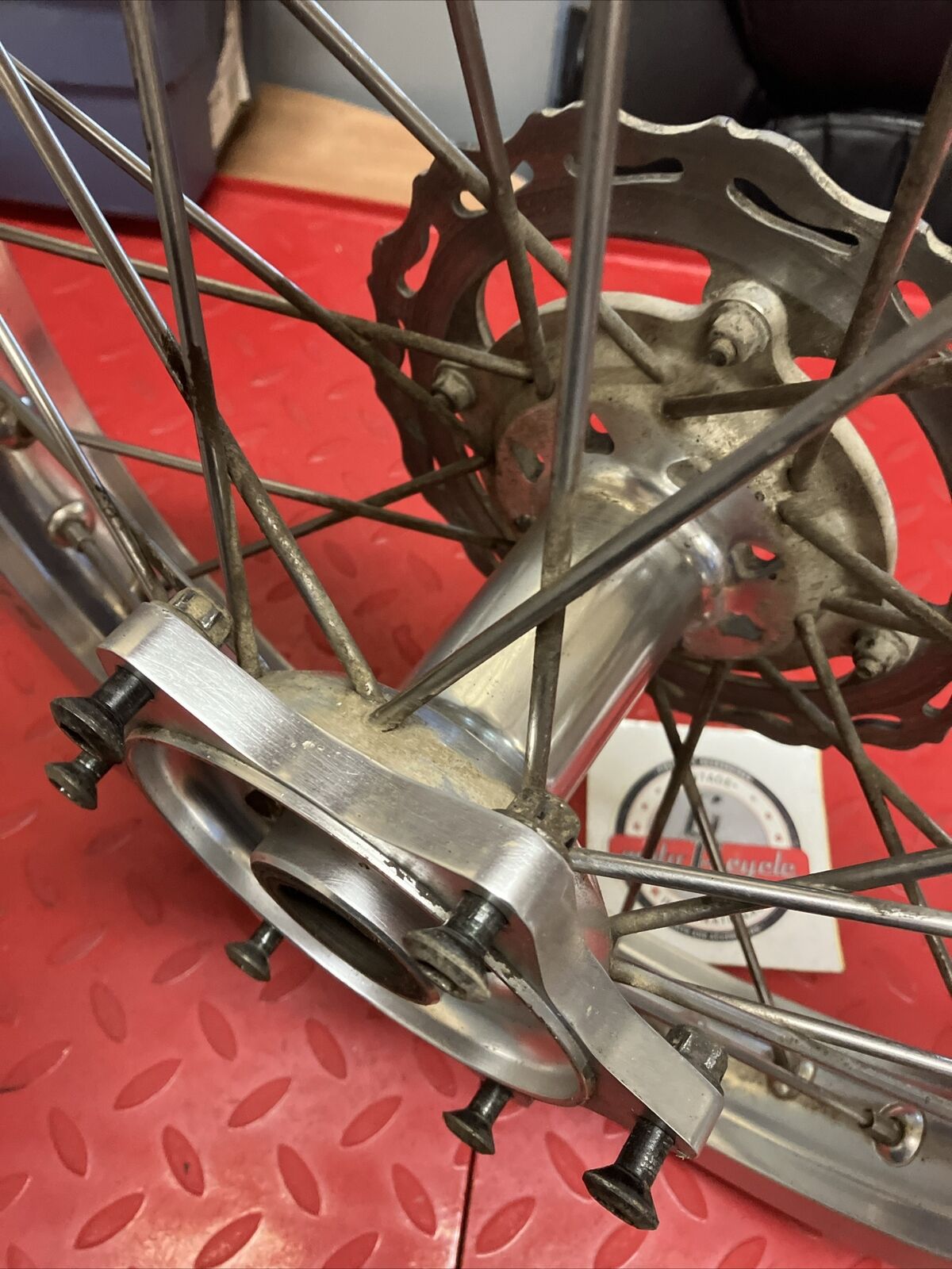 Honda CR250R 1989 WARP 9 Rear wheel back rim hub CR125R CR500R 18x2.15