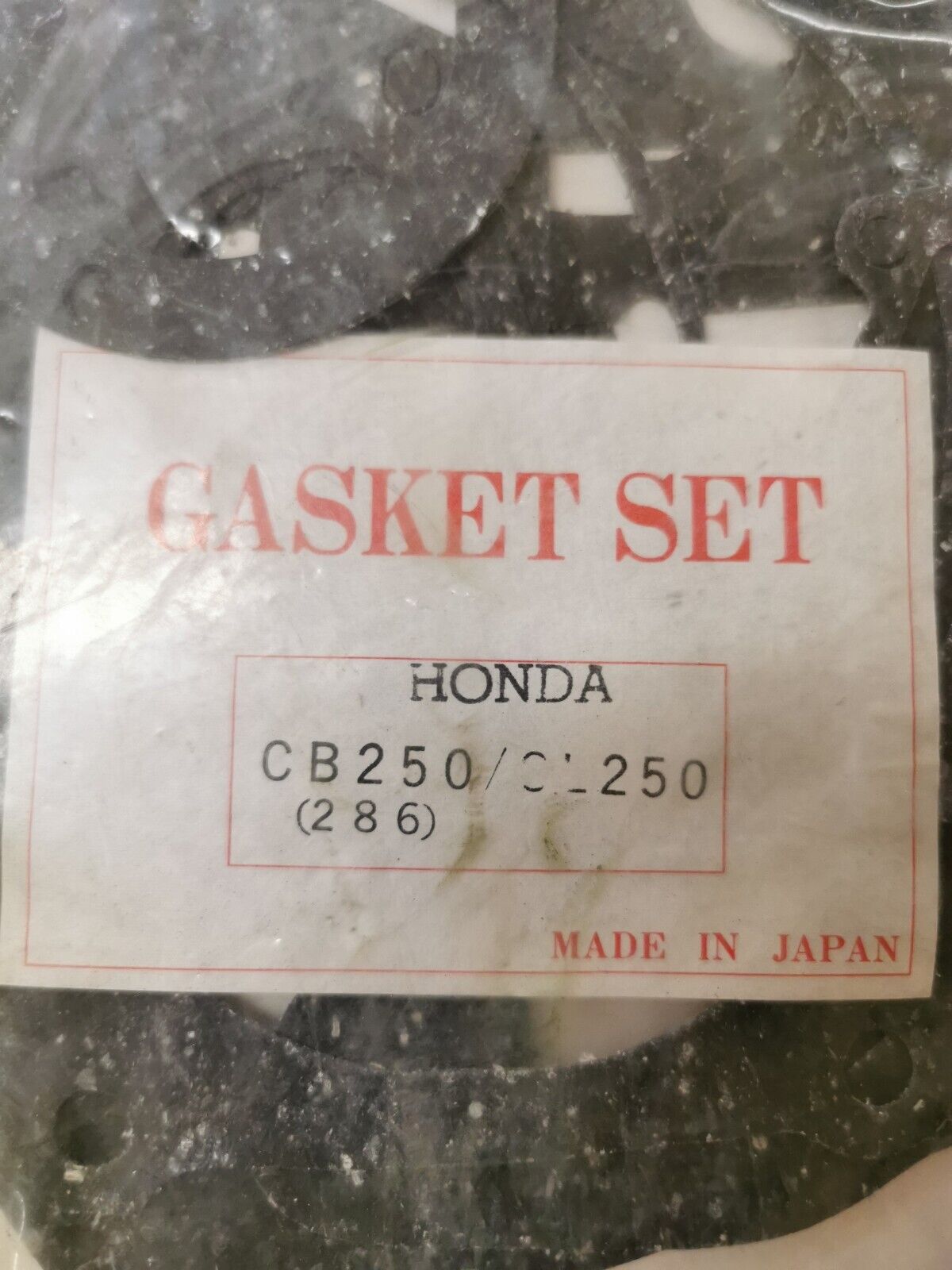 NOS HONDA CB250 CL250 COMPLETE GASKET SET H16