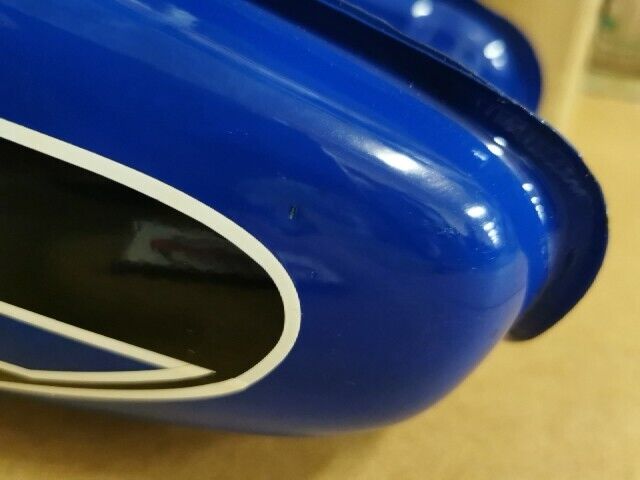 NOS Yamaha 1976 RD200 FUEL TANK (FRENCH BLUE) 398-24110-Y0-04