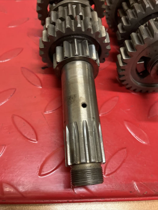 Yamaha DT250 1977 transmission mainshaft countershaft shaft gear DT400 1978 2