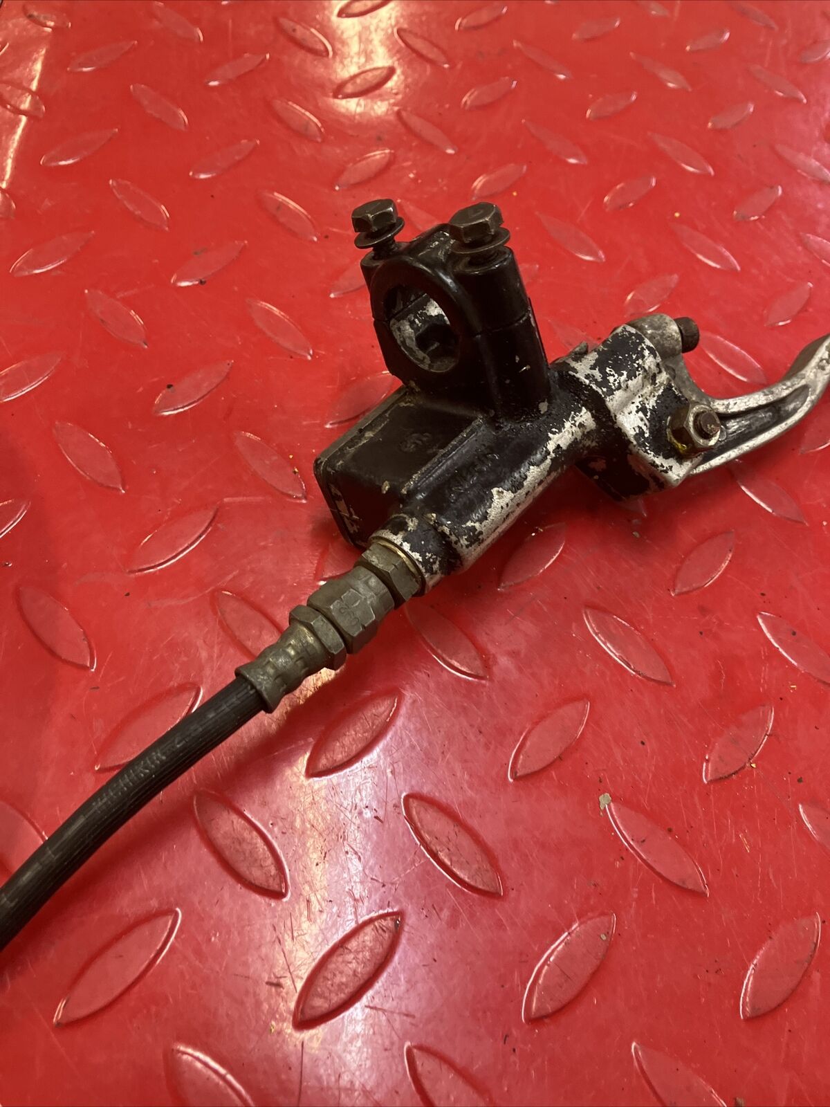 Suzuki RM125 1985 front brake master cylinder hose 1984 RM250