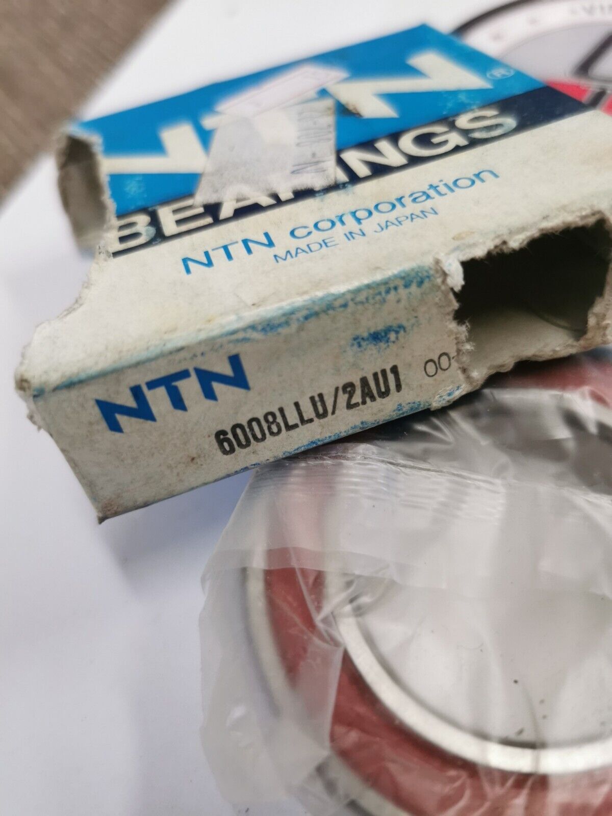 NOS NTN BERING 40 x 68 x 15 mm 6008LLU/2AU1 J18