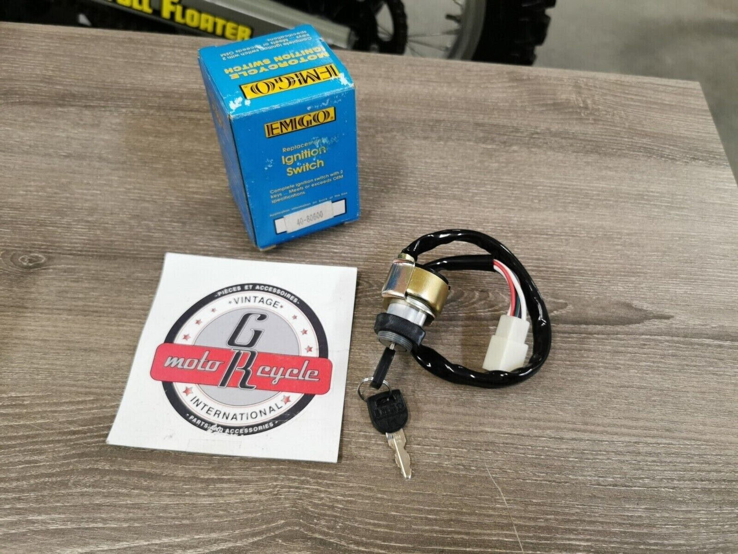 NOS EMGO KZ650 KZ750 KZ900 KZ1000 1973 - 1980 IGNITION SWITCH 40-80600 J29