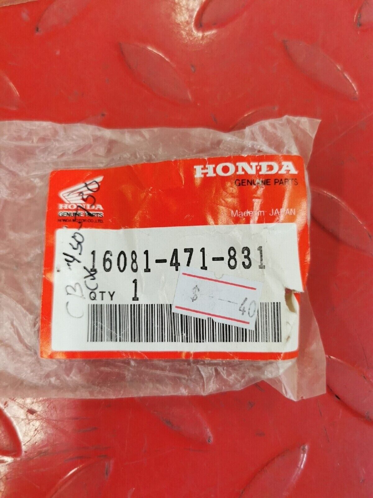NOS HONDA CB450 CB650 CB750 GL500 FUEL STRAINER CUP 16081-471-831 H27