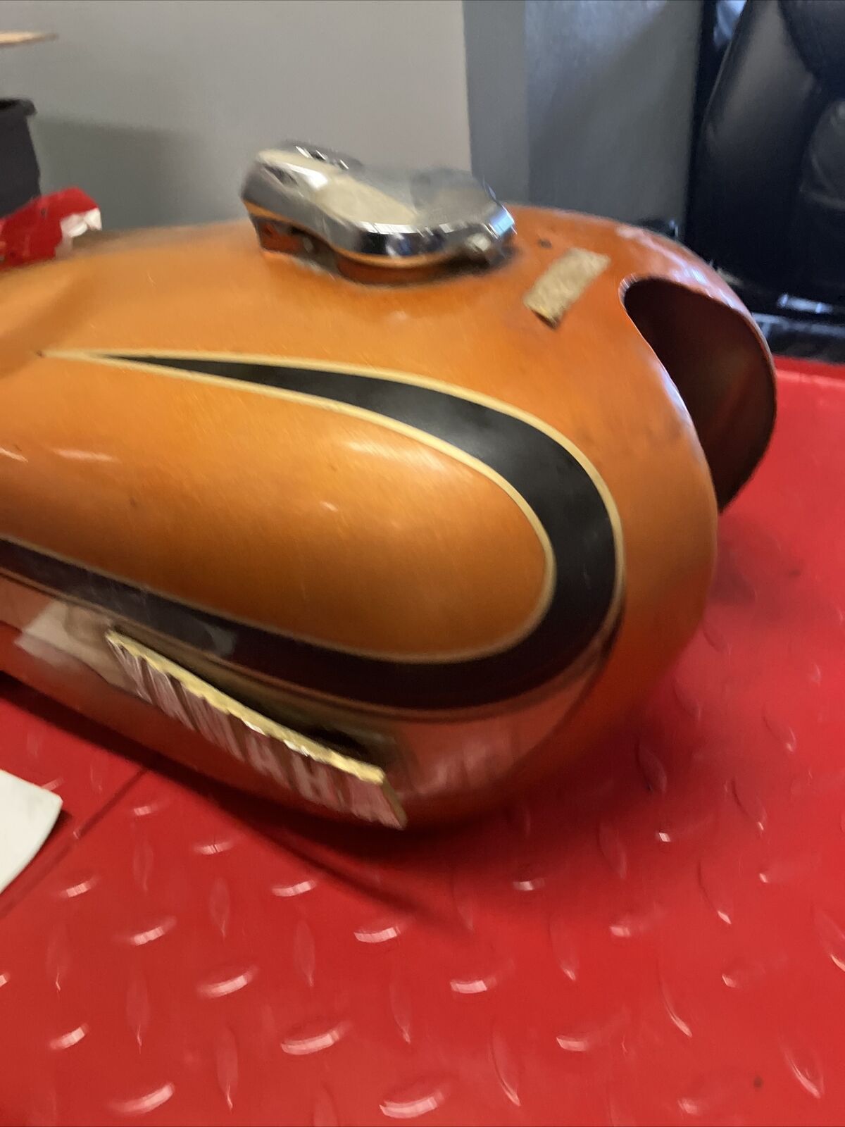 Yamaha TX750 1973 Fuel tank gas petrol reservoir