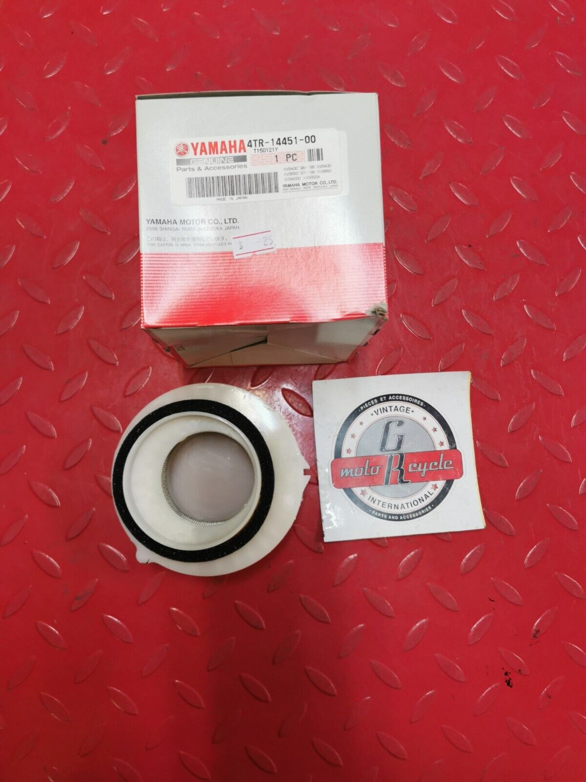 NOS YAMAHA 1998 - 2016 XVS65 XVS650 AIR FILTER 4TR-14451-00-00 Y40