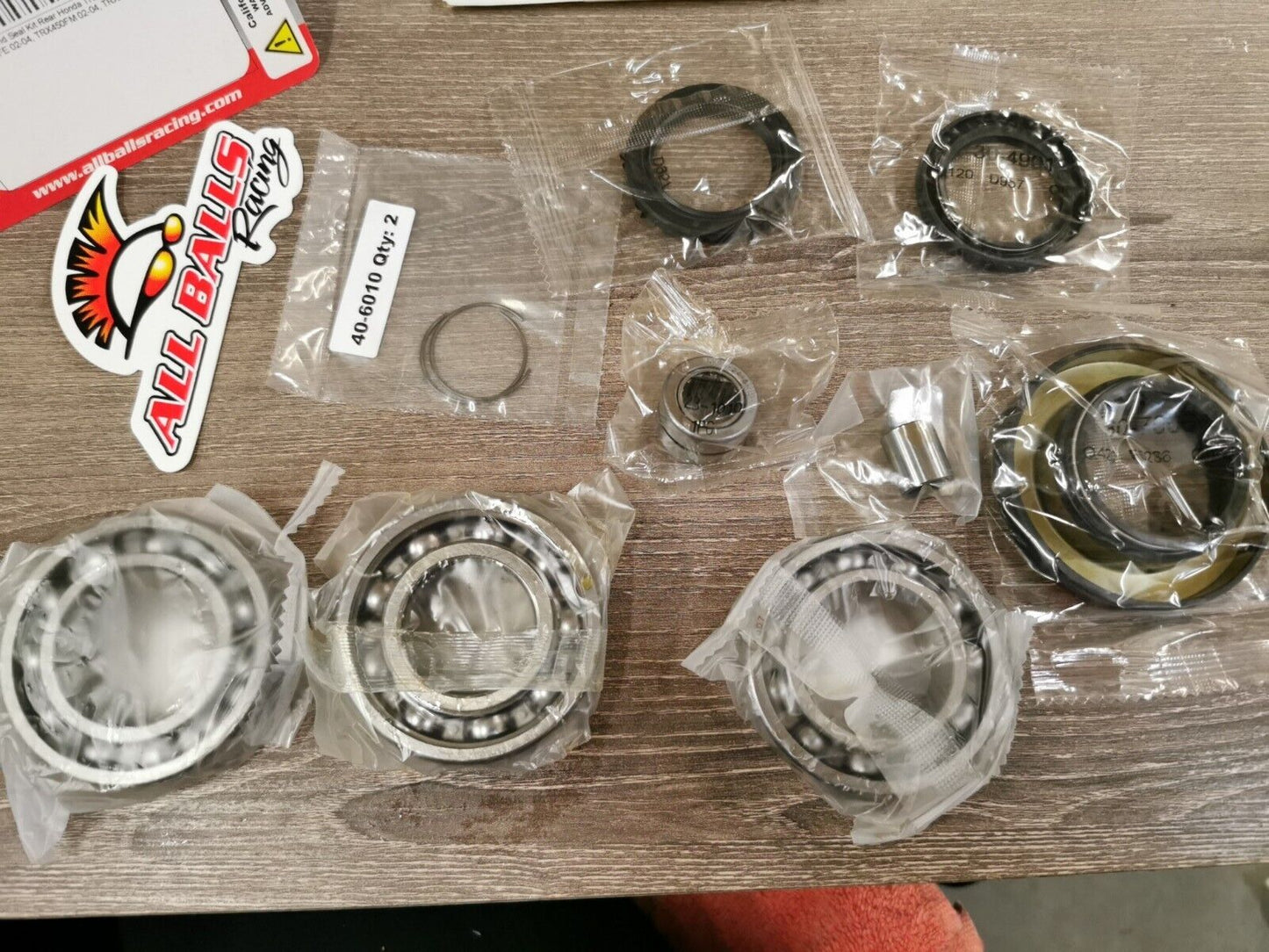 NOS ALL BALLS Honda TRX400FW DIFFERENTIAL BEARING SEAL KIT 25-2014 J51
