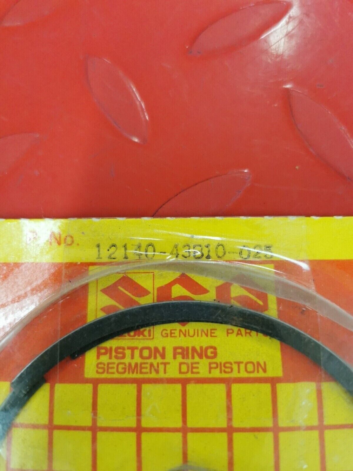 NOS SUZUKI LT500 1987 TO 1990 RING SET PISTON OS 0.25 OPT 12140-43B10-025 S11