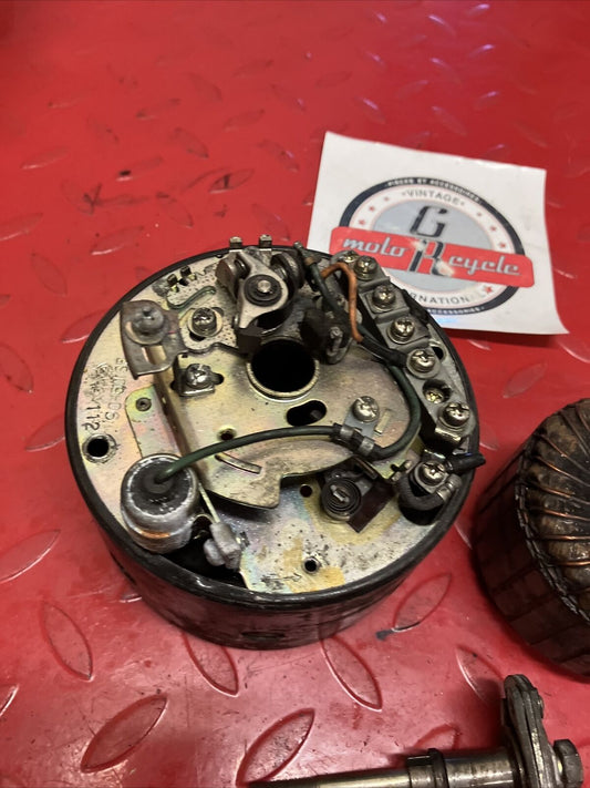 Yamaha U7E 1972 V70 starter stator generator armature assy governor