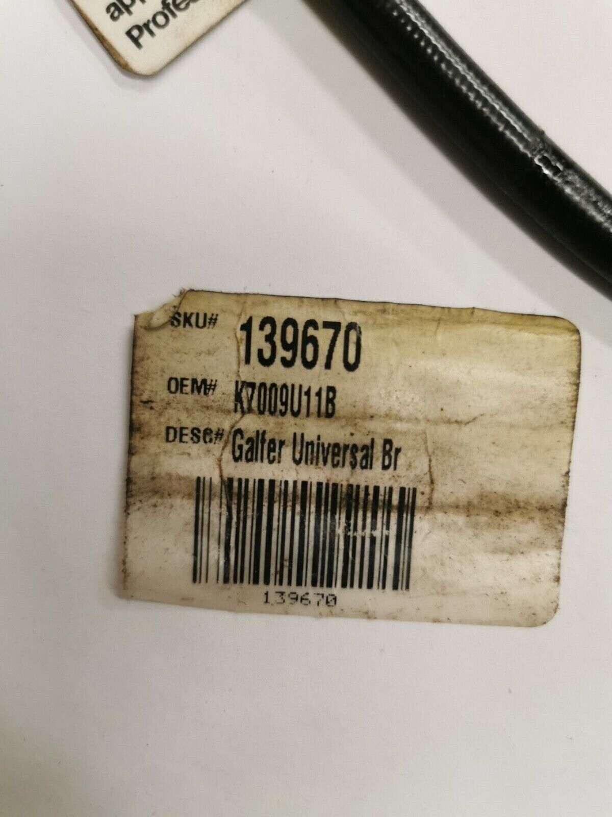 NOS GALFER UNIVERSAL BRAKE LINE  KZ009U11B J18