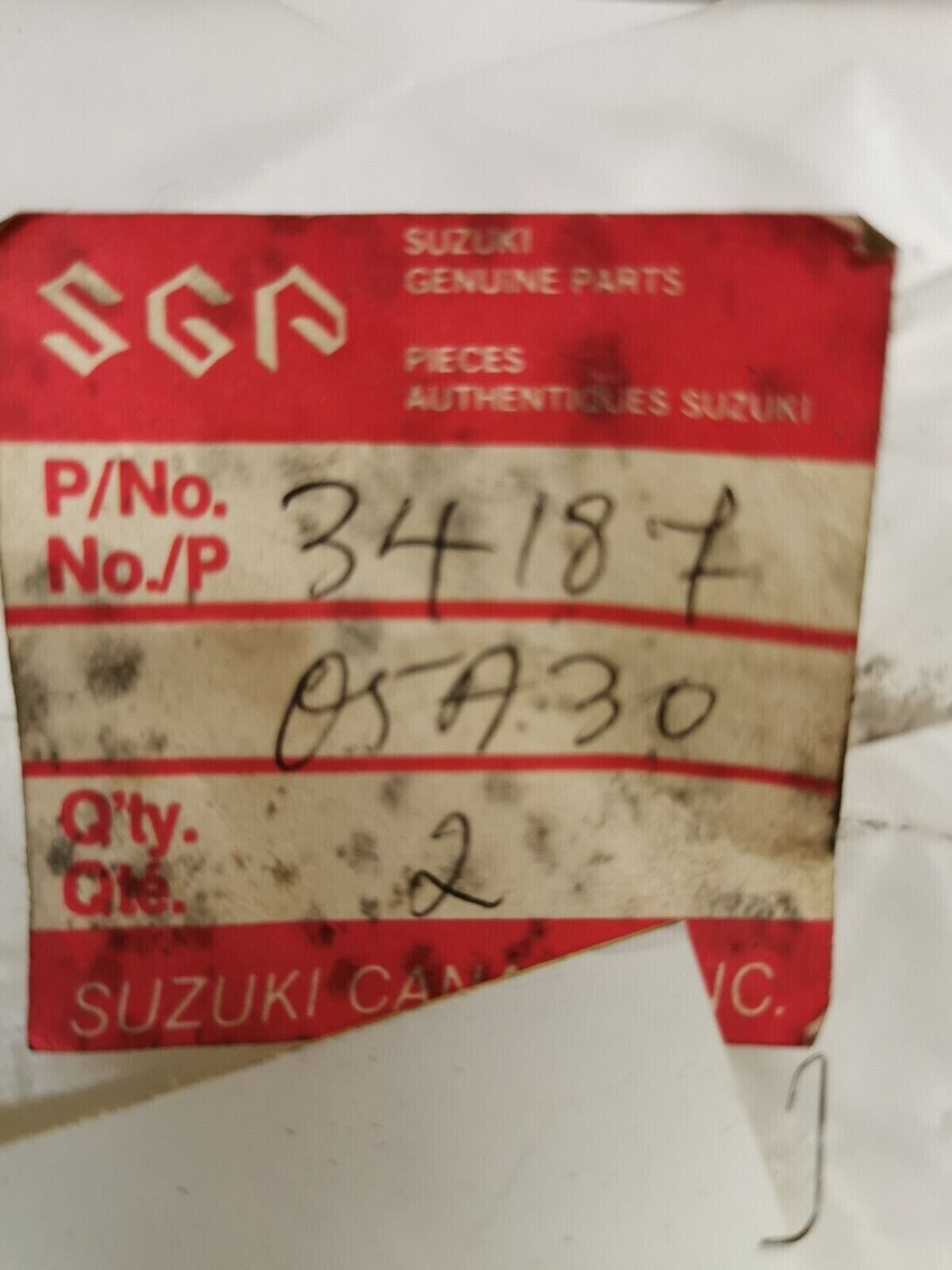 NOS SUZUKI GV1200Gl 1985 1986 Tachometer Cushion 34289-05A30 S28