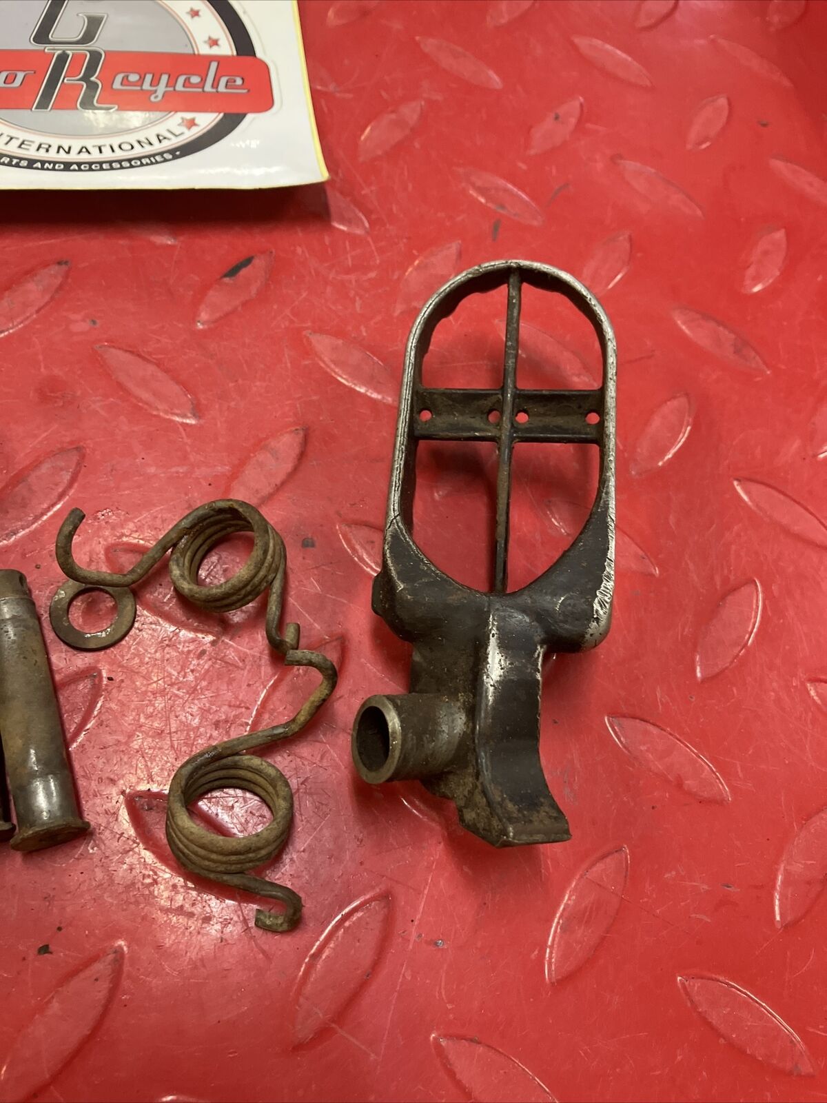 Honda CR125R 1996 footpegs foot pefgrest step left right 50616-KZ3-600 CR250R