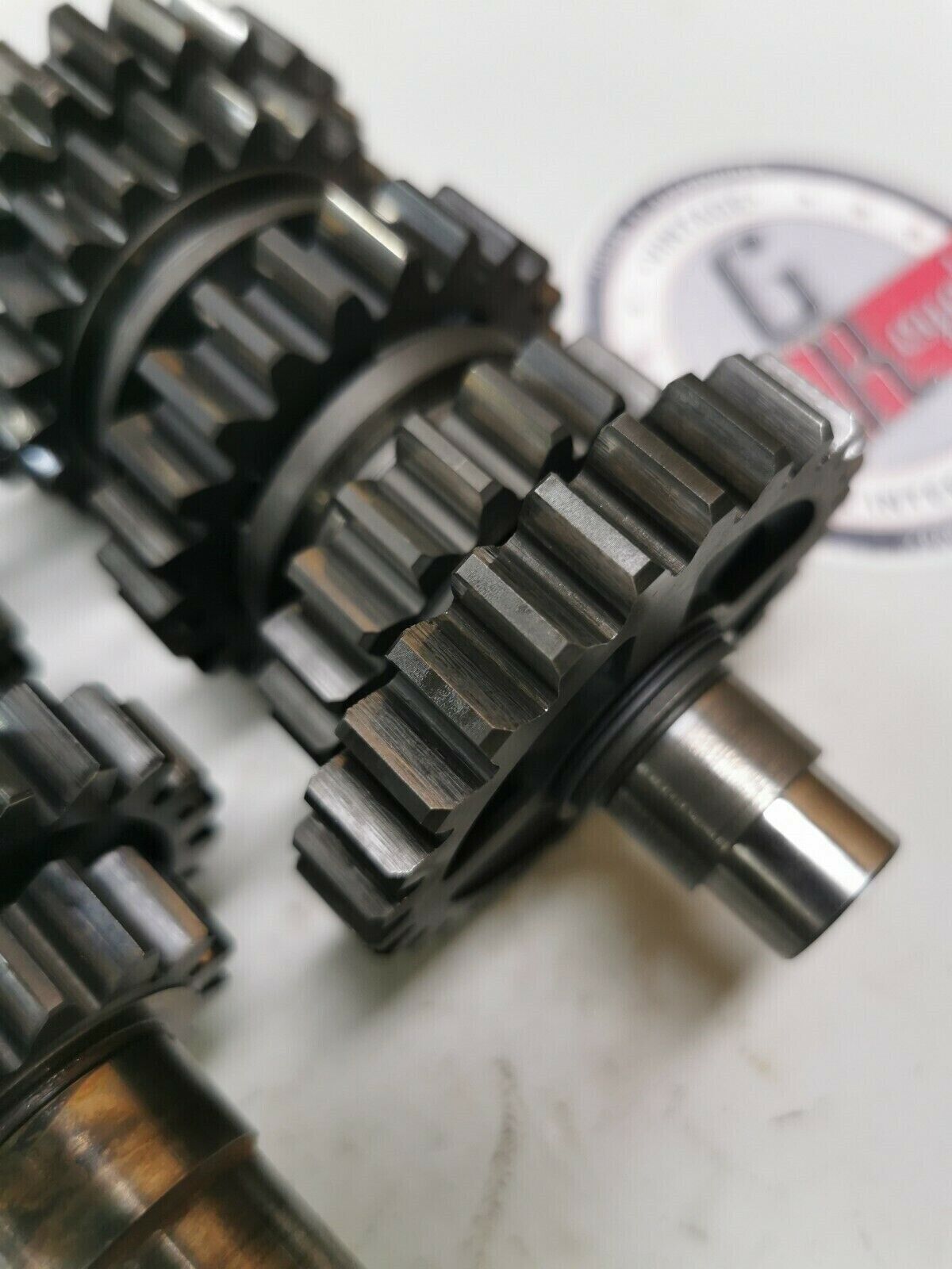 Honda CR250R 1985 Transmission mainshaft countershaft shaft input output gear 2