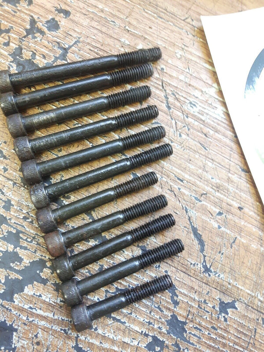 Yamaha YZ125 1986 crankcase crank case motor engine bolt screw 1987 .