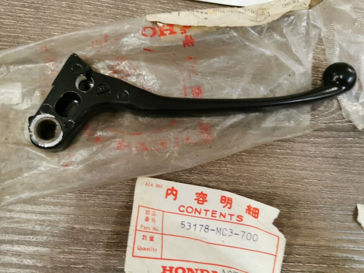 NOS HONDA CB750SC CB650C CB1100F LEVER L HANDLEBAR 53178-MC3-700 H48