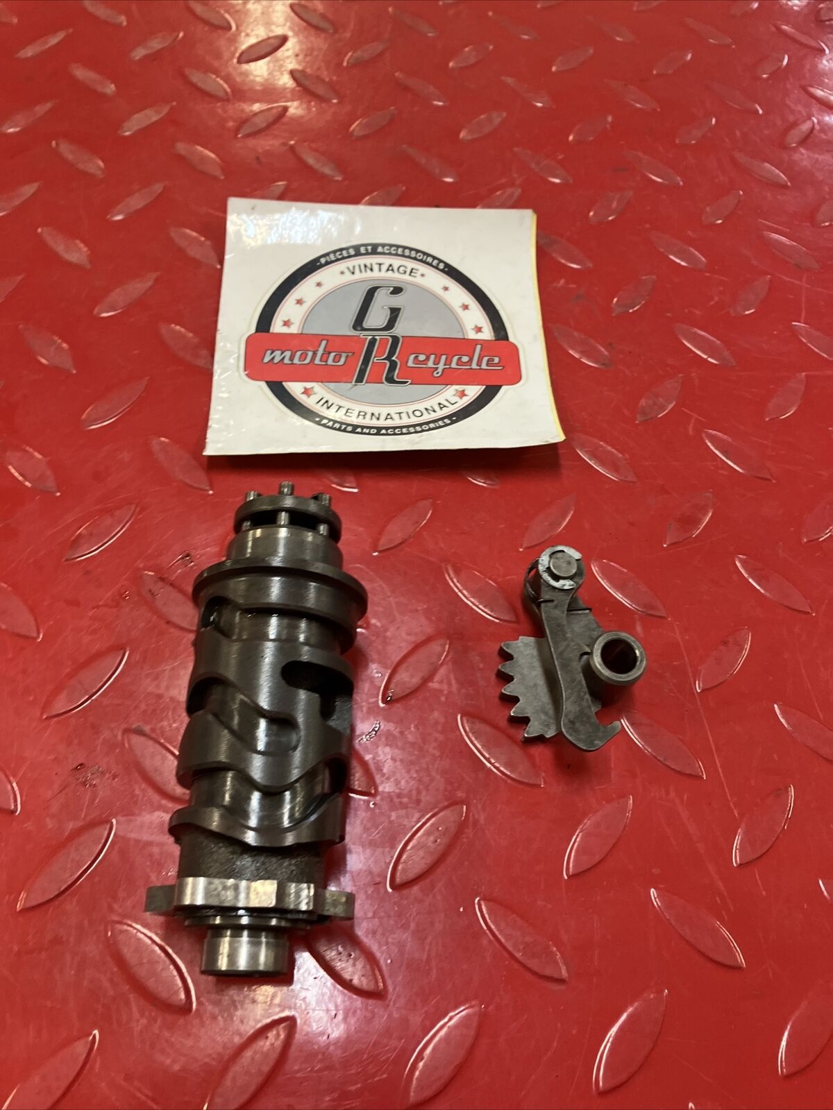 Yamaha YZ400 1977 transmission gearshift gear shift drum cam assy