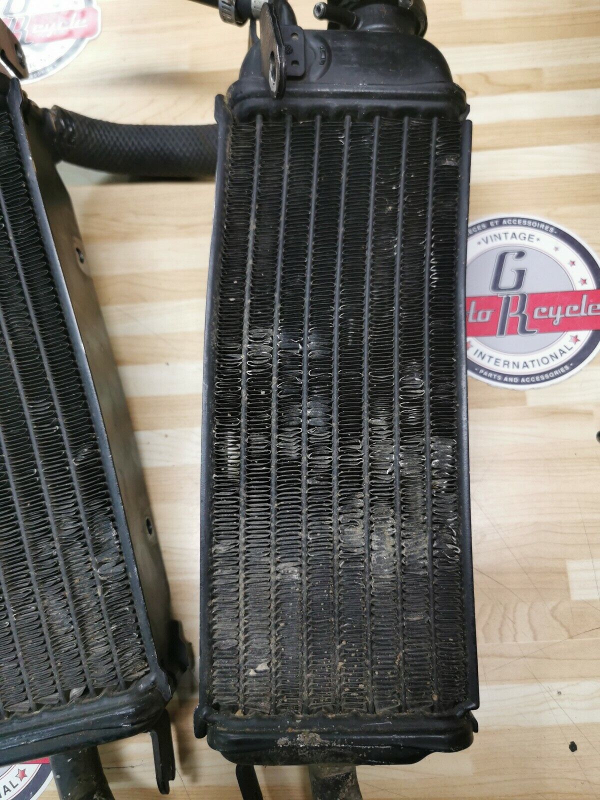 Suzuki RM125 1984 left right radiator set 1985 17710-14502