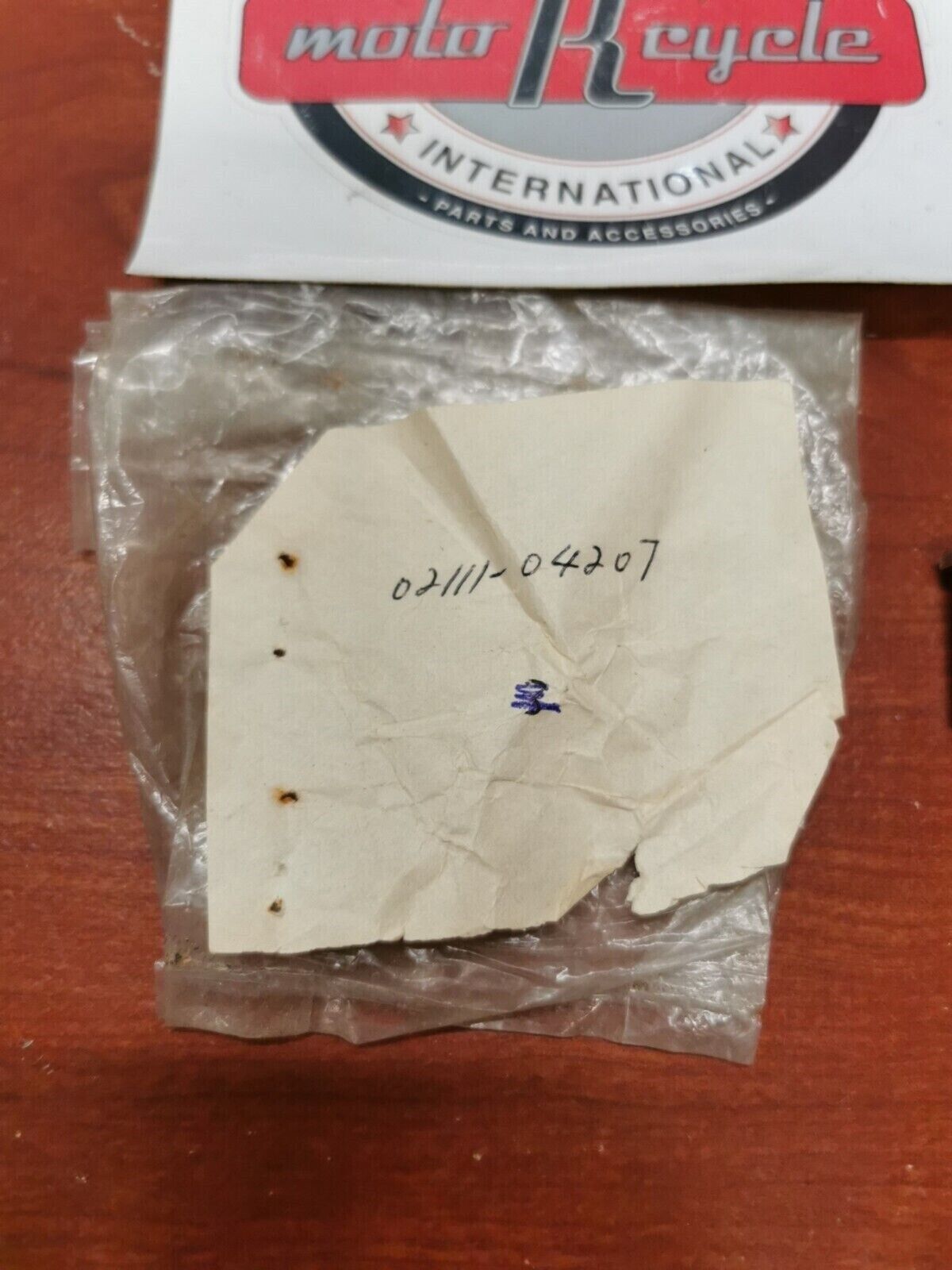 NOS Suzuki MT50 RL250 T500 TM250 TM400 SCREW 02111-04207 SUB. 02112-0420A S20