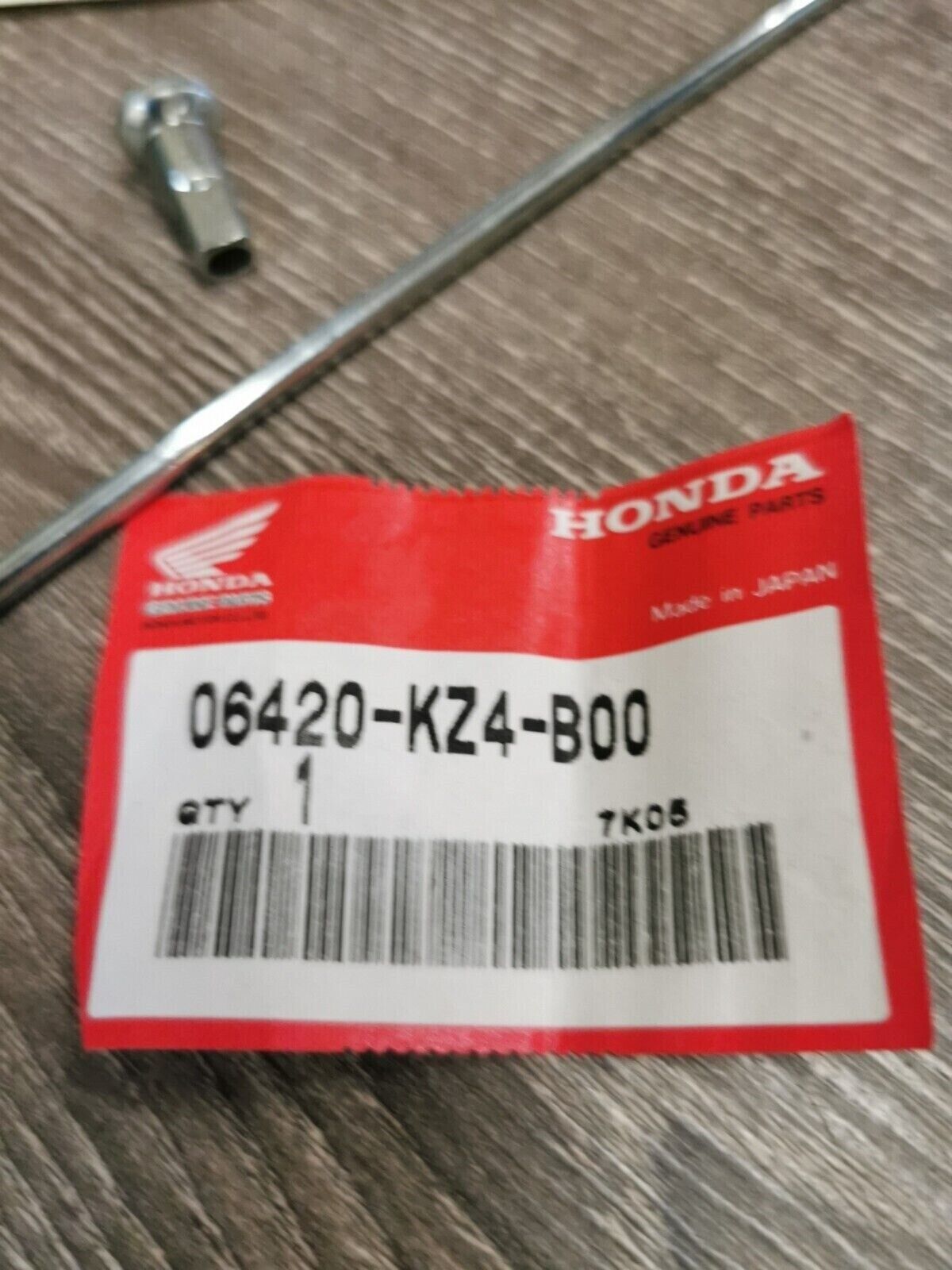NOS HONDA CR125R 1997 - 2001 SPOKE SET 06420-KZ4-B00 H50