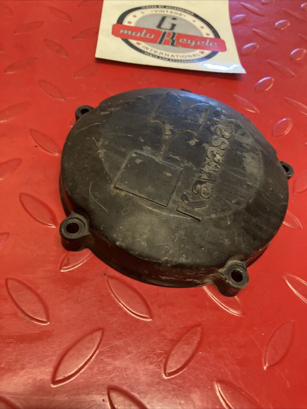 Kawasaki KX125 1987 Left crankcase stator cover