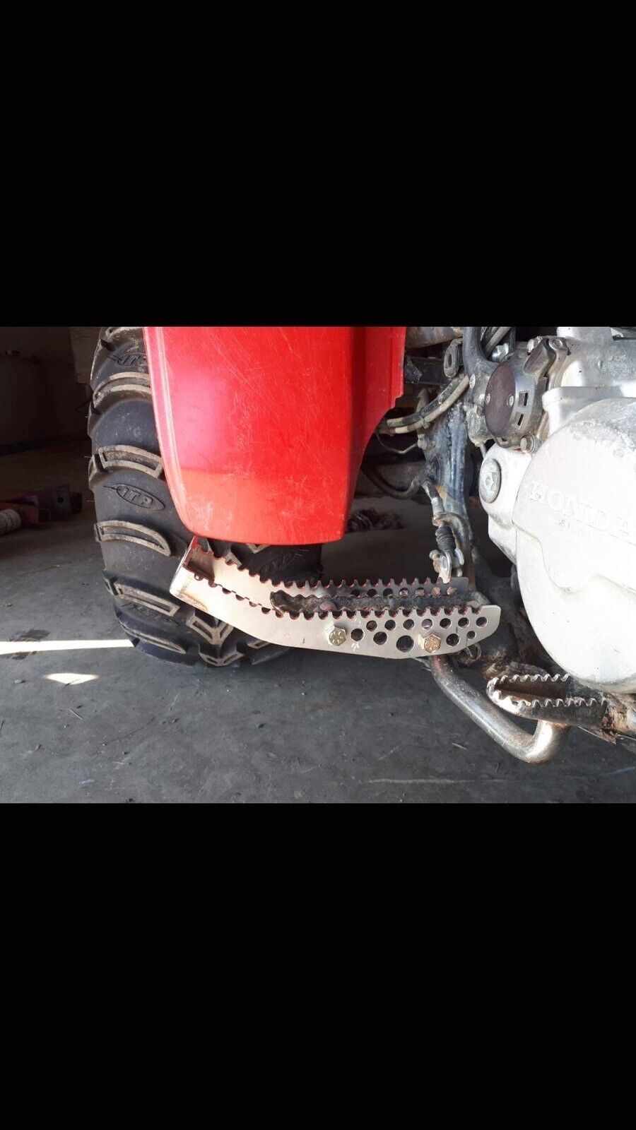 Honda ATC 250SX 200X 350X Bigred TRX250R Footpeg extension kit foot peg H99