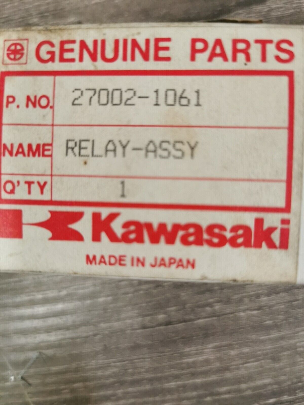 NOS KAWASAKI NINJA 750 1987 - 1990 RELAY ASSY 27002-1061 K28