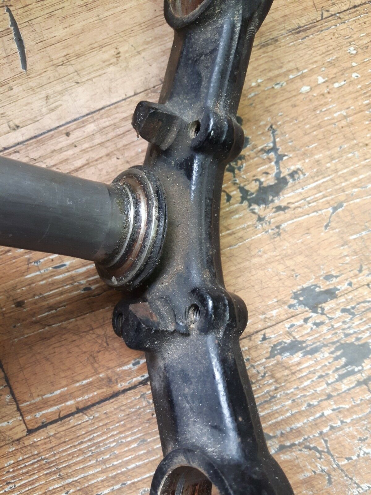 Honda XR80R 1993 steering stem triple tree clamp XR100R 1985 - 1996
