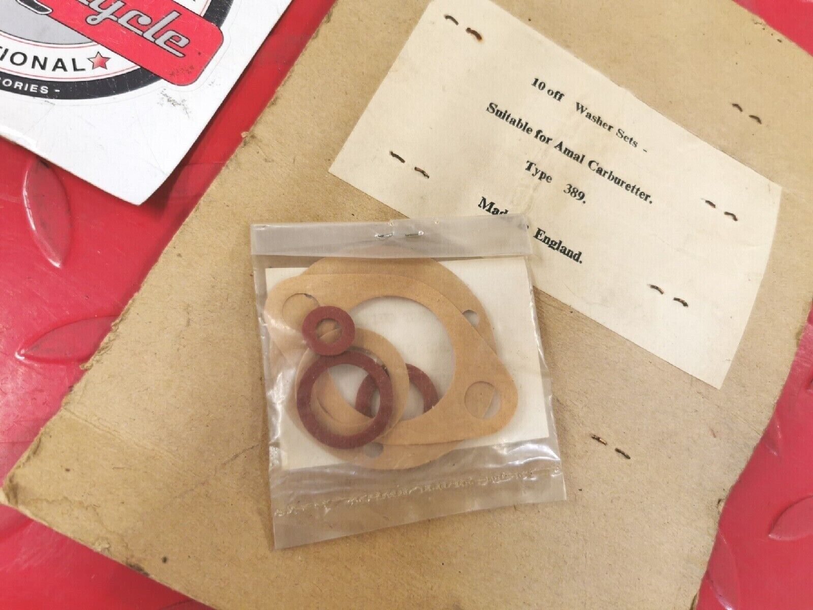 NOS AMAL CARBURATOR TYPE 389 GASKET KIT  J14