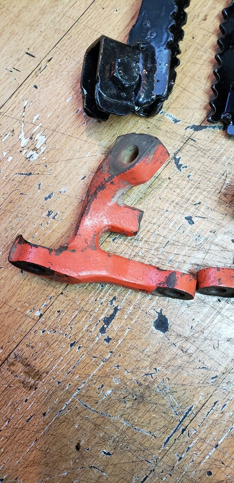 Honda XR200R 1984 1985 left right foot peg step arm XR250R XR200 XR250