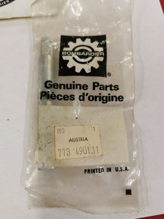 NOS PUCH BOMBARDIER MAXI  CLUTCH ACTUATOR SHAFT 773-490-111   P3