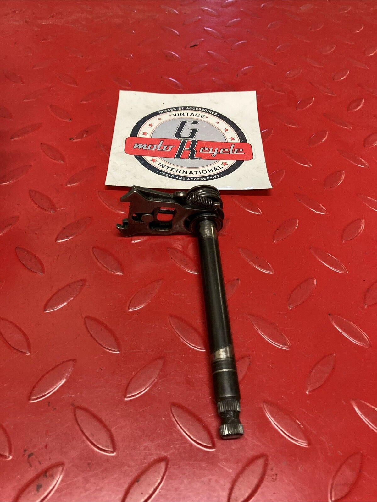 Kawasaki KDX200 1986 Transmission gearshift gear shift shaft spindle 1987
