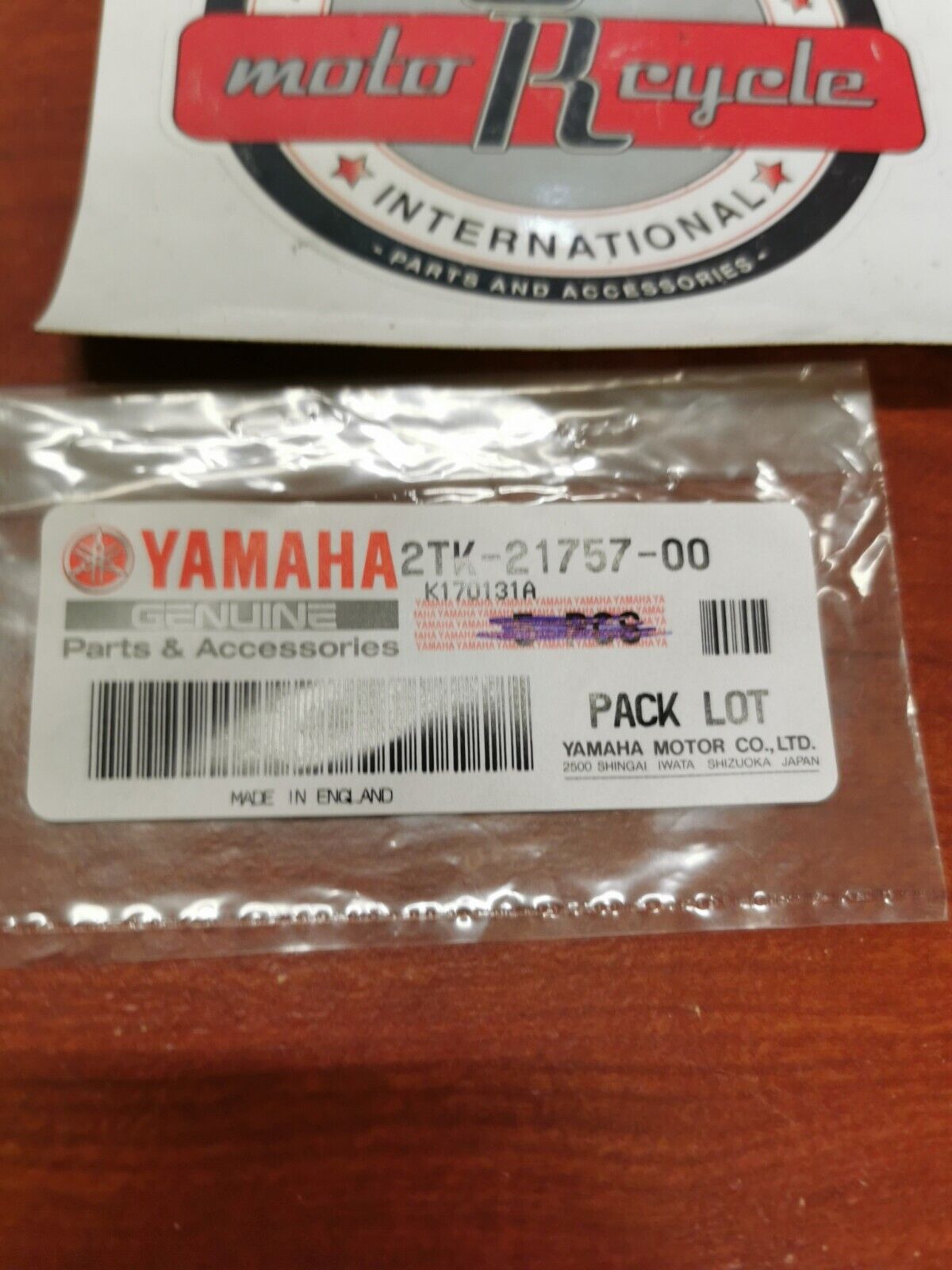 NEW NOS Yamaha XTZ12 YZFR1 MT10 WASHER 2TK-21757-00-00 Y83