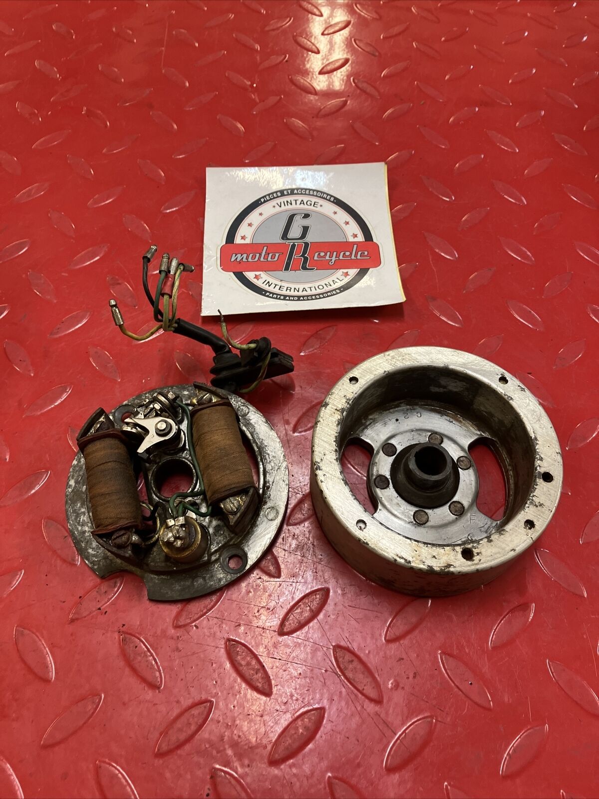 Honda C105 C105T CA105T Trail 55 stator flywheel magneto 31100-001-100