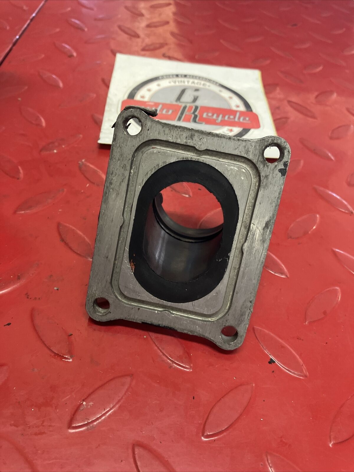 Honda CR125R 1987 Intake manifold carburetor insulator intake boot 1988 1989